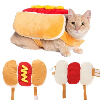 Pet Halloween Costume Funny Hot Dog - Image 6