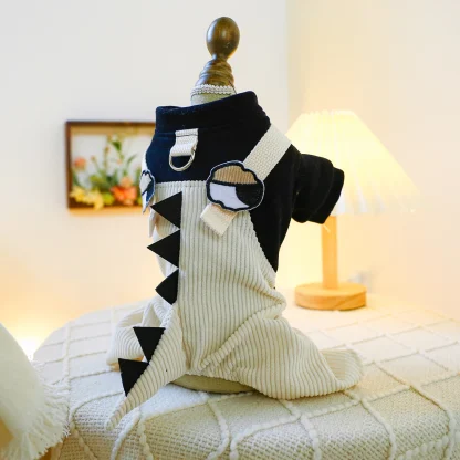 Cute Pet Costume with Dino Spikes Back - Image 9