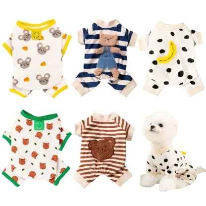 Printed Cozy Comfy Overalls for Pets - Image 14