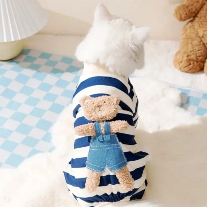 Printed Cozy Comfy Overalls for Pets - Image 11