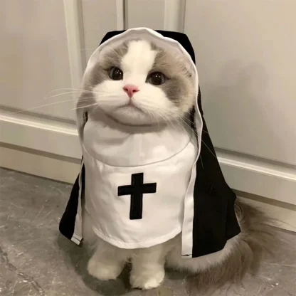 Funny Nun Cloak Pet Costumes