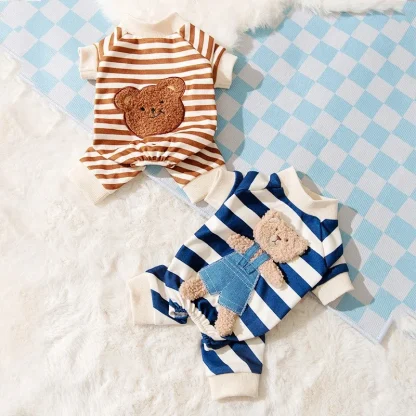 Printed Cozy Comfy Overalls for Pets - Image 12