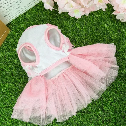Cute Tutu Floral Dress For Small Pets - Image 11