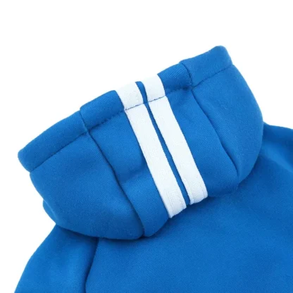 Striped Hooded Track Suit for Pets - Image 11