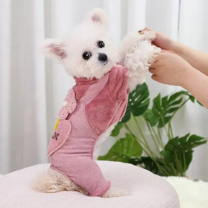 Pet Clothes with Cute Floral and Heart Shape - Image 5