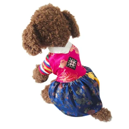 Traditional Floral Clothes for Pets - Image 2