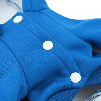 Striped Hooded Track Suit for Pets - Image 10