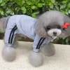 Striped Hooded Track Suit for Pets - Image 8