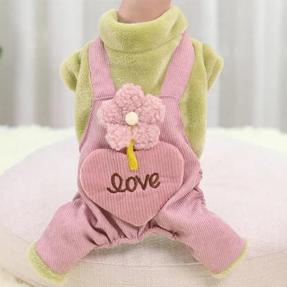 Pet Clothes with Cute Floral and Heart Shape - Image 10