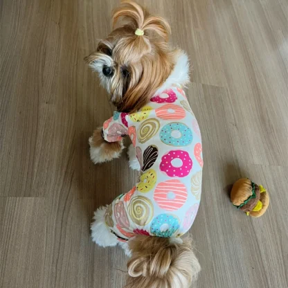 Vibrant Print Casual Pet Pajamas - Image 6