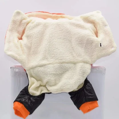 Hooded Jumpsuit for Pets with Thermal Fleece - Image 2