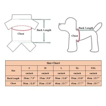Casual Pet Clothes with Printed Bears - Image 10