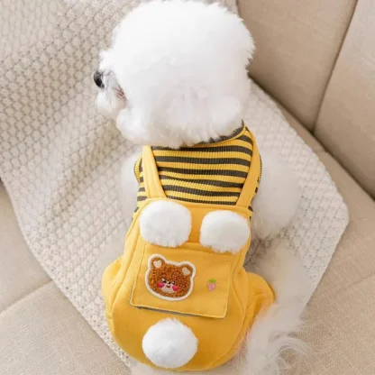 Adorable Striped Jumpsuit for Pets - Image 7