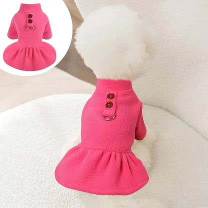 Thermal Fleece Dress for Small Pets - Image 5