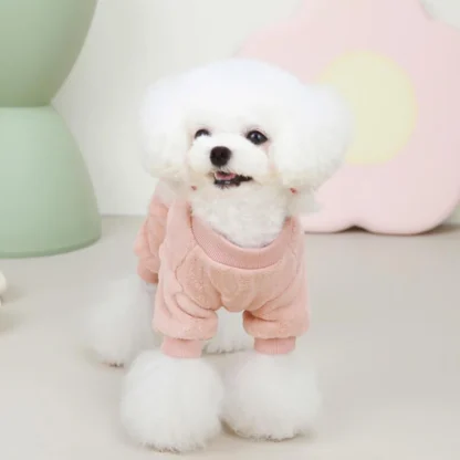 Warm Fleece Overalls for Small Pets - Image 5