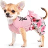 Pink Floral Pet Dress with Bowknot - Image 3