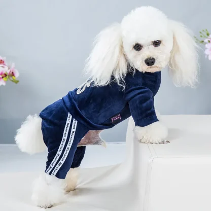 Luxury Pet Jumpsuit with Hoodie - Image 6