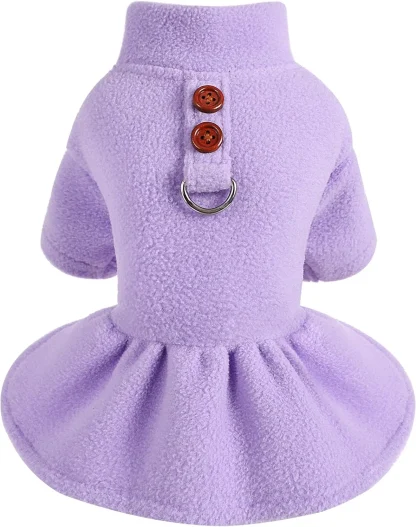 Thermal Fleece Dress for Small Pets - Image 2