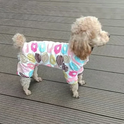 Vibrant Print Casual Pet Pajamas - Image 8