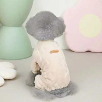 Warm Fleece Overalls for Small Pets - Image 3
