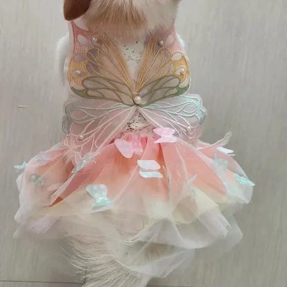 Fancy Pet Dress with Decorative Butterfly - Image 14