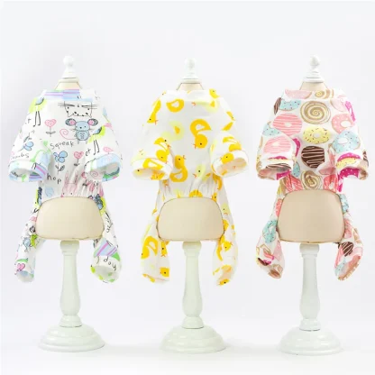 Vibrant Print Casual Pet Pajamas - Image 2