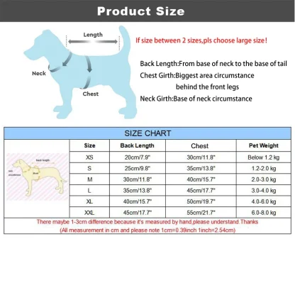 Striped Hooded Track Suit for Pets - Image 14