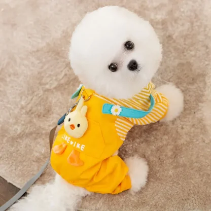 Adorable Striped Jumpsuit for Pets - Image 2
