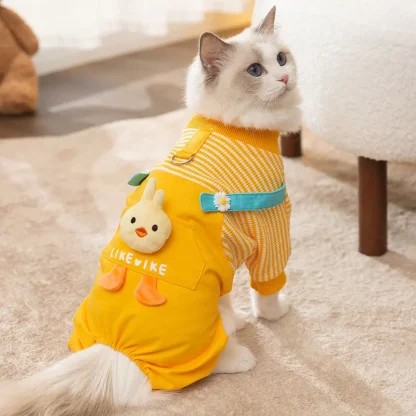 Adorable Striped Jumpsuit for Pets - Image 4
