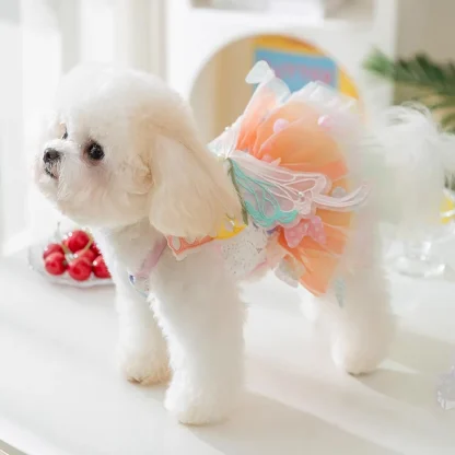 Fancy Pet Dress with Decorative Butterfly - Image 10