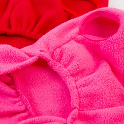 Solid Color Pet Dress with High Collar - Image 9
