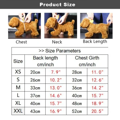 Cute Ruffle Denim Dresse for Pets - Image 8
