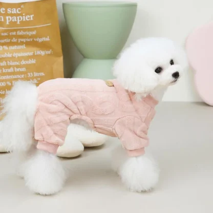 Warm Fleece Overalls for Small Pets - Image 4