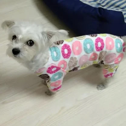 Vibrant Print Casual Pet Pajamas - Image 9