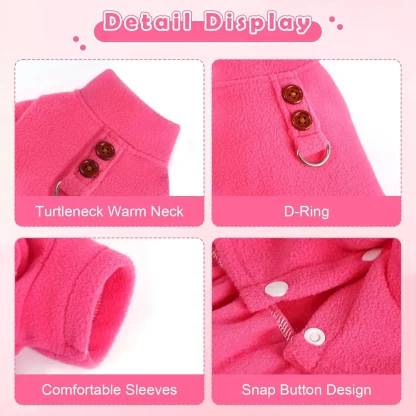 Thermal Fleece Dress for Small Pets - Image 8
