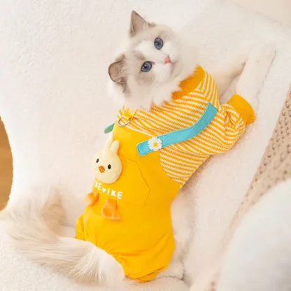 Adorable Striped Jumpsuit for Pets - Image 5