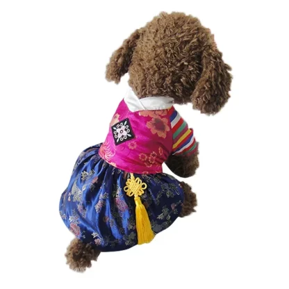 Traditional Floral Clothes for Pets - Image 4