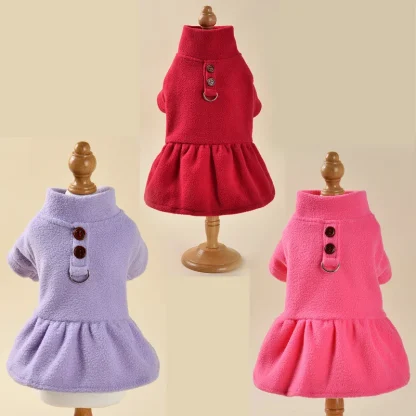 Thermal Fleece Dress for Small Pets - Image 6