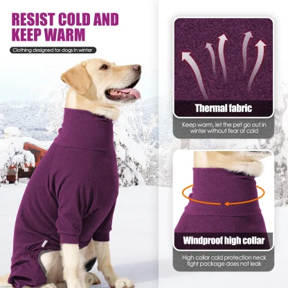 Windproof Warm Fleece Dog Clothes - Image 6