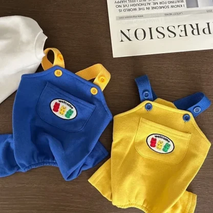 Adorable Pet Jumpsuit with Back Pocket