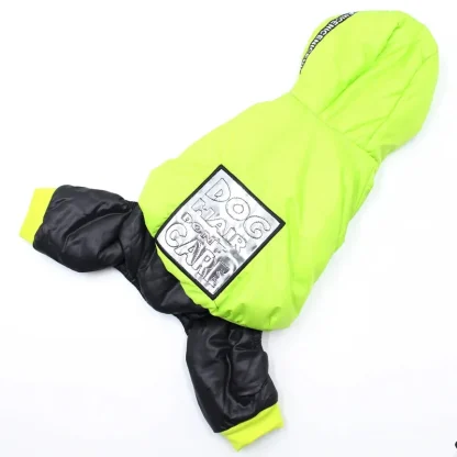 Hooded Jumpsuit for Pets with Thermal Fleece - Image 3