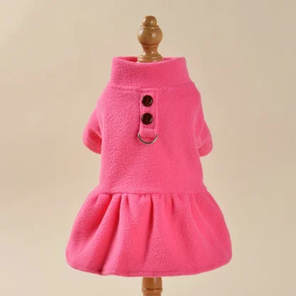 Thermal Fleece Dress for Small Pets - Image 4