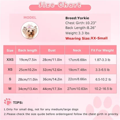 Thermal Fleece Dress for Small Pets - Image 10