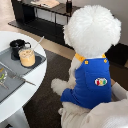 Adorable Pet Jumpsuit with Back Pocket - Image 2