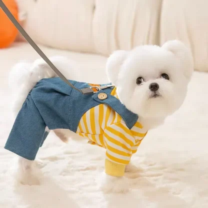 Adorable Striped Jumpsuit for Pets - Image 13