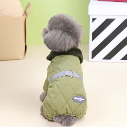 Quilted Pet Clothes with Warm Fleece - Image 12