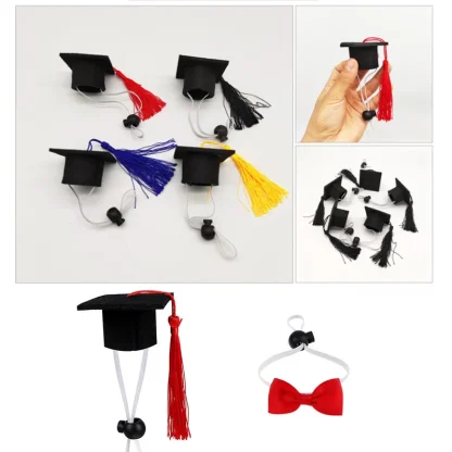 Pet Mini Bachelor Hat with Tassel - Image 6