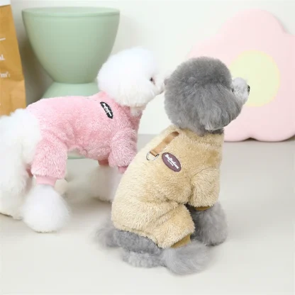 Comfy Fleece Lined Pet Jumpsuit - Image 8
