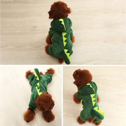 Funny Dinosaur Jumpsuit for Small Pets - Image 4