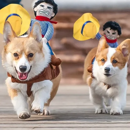 Funny Costume with 3D Riding Cowboy - Image 2